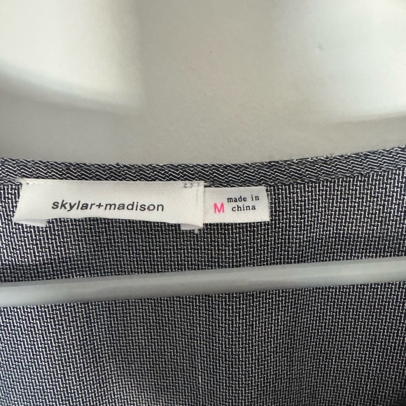 Skylar + Madison Charcoal dress with shorts underneath M - Picture 3 of 5